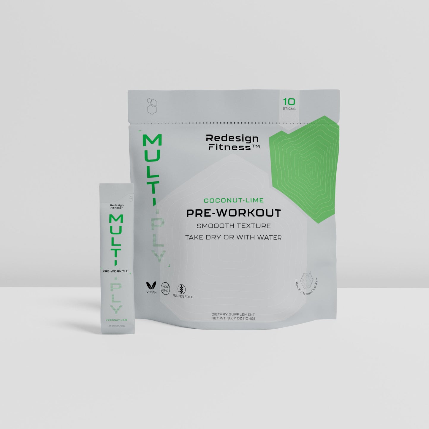 Image of coconut lime Multiply Pre-Workout front
